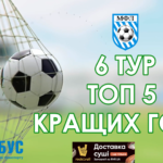 ТОП 5 кращих голів 6-го туру чемпіонату 5х5 на штучному покритті